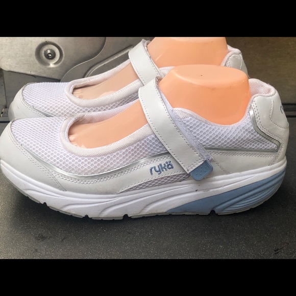 ryka adjustable mesh mary jane sneakers